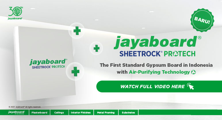 Jayaboard® SHEETROCK® PROTECH banner