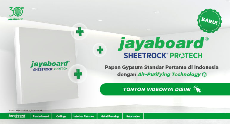 Jayaboard® SHEETROCK® PROTECH banner