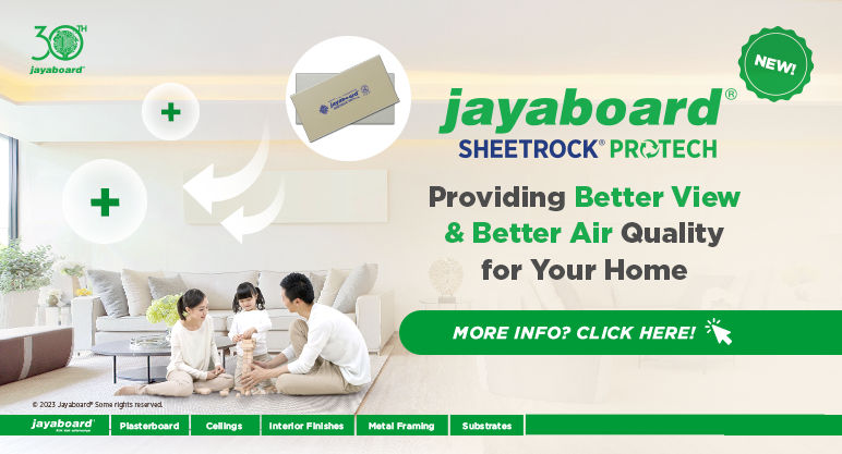 Jayaboard® SHEETROCK® PROTECH banner